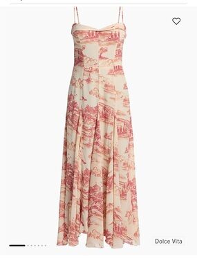 Reformation midi-dress Freda Watercolour